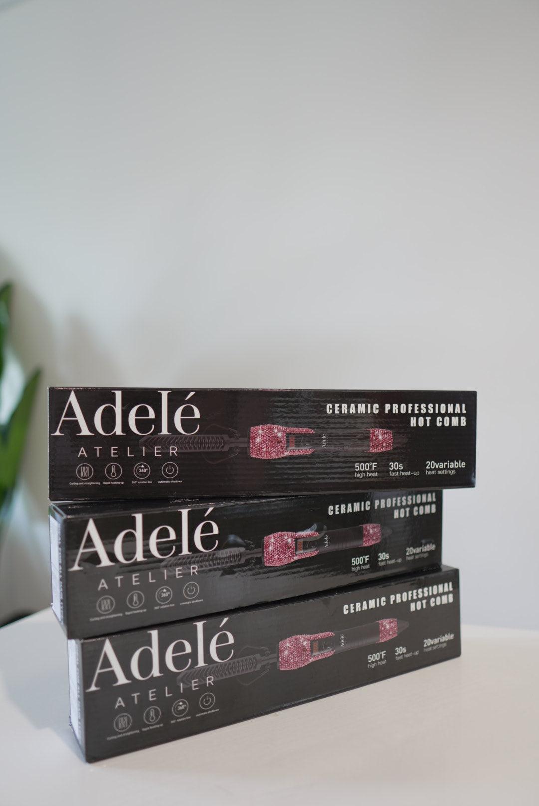 Adelé wig essentials, hot comb and wig care