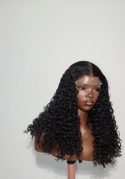 Elan 18-inch Burmese curly HD lace wig by Adelé Atelier