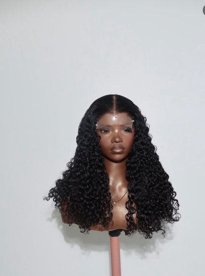 Elan 18-inch Burmese curly HD lace wig by Adelé Atelier